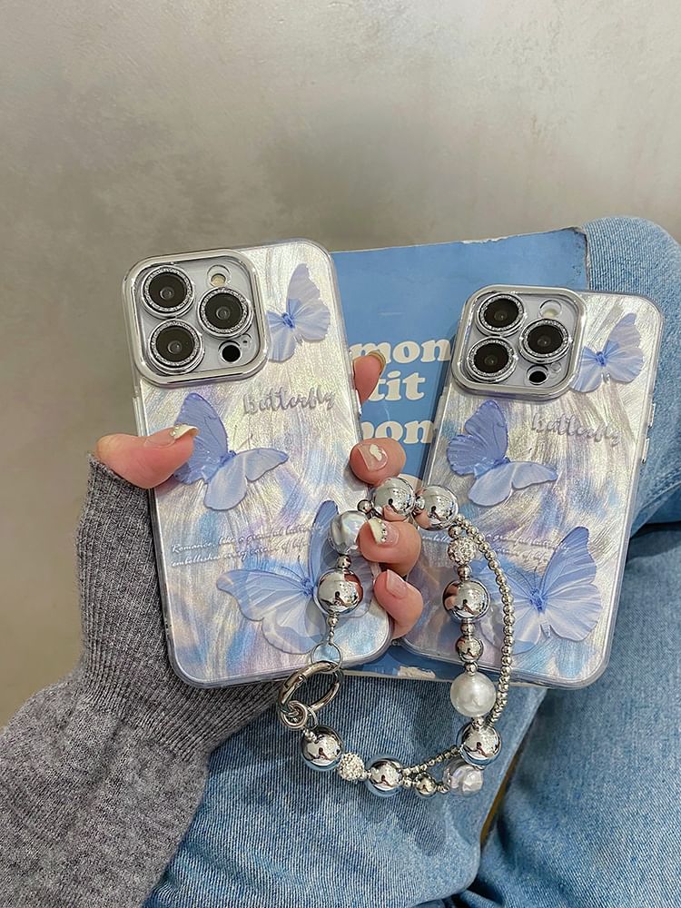 Phone Strap Case / Butterfly Set