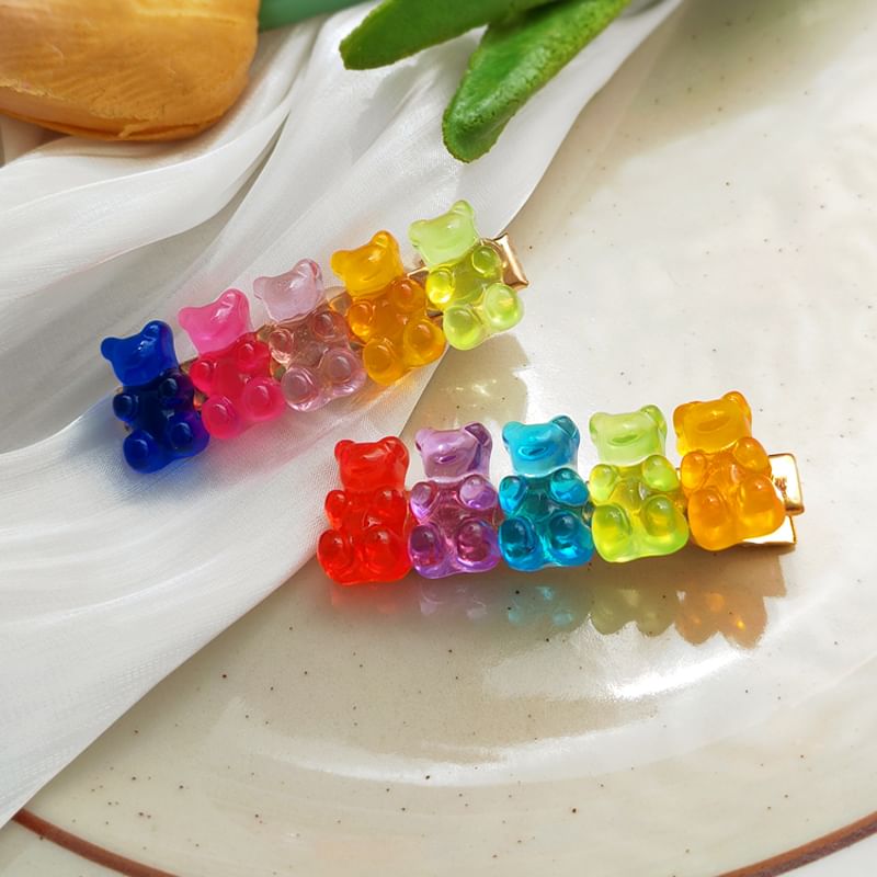 Clip Hair Gummy Bear