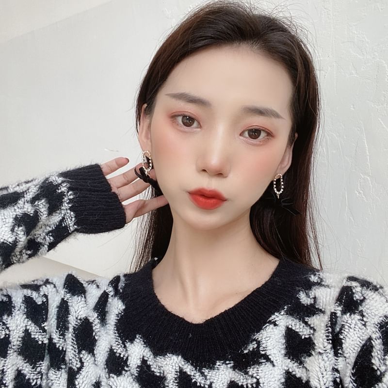 Earring / Dangle Clip Ribbon On