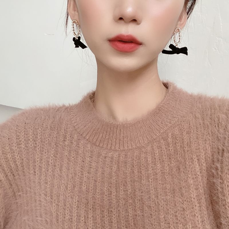 Earring / Dangle Clip Ribbon On