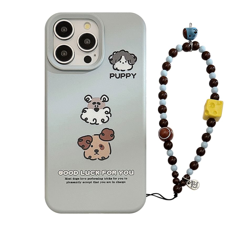 Case Set Dog / Strap Bead Phone