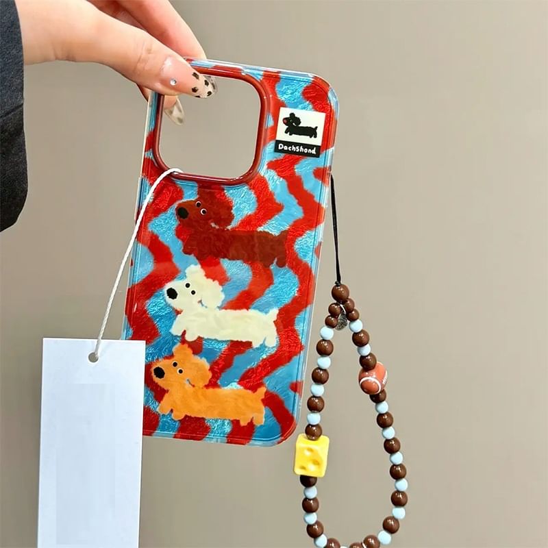 Dog Set Case Phone Strap /