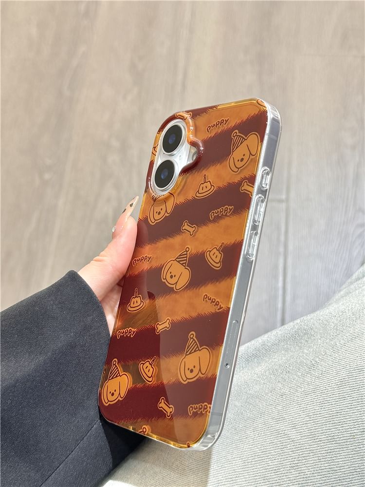 Case Phone Striped Dog Strap