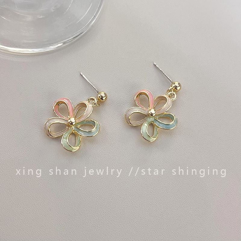 Earring Flower Drop
