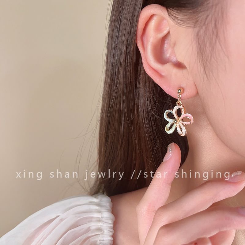 Earring Flower Drop