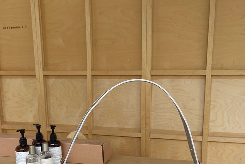 Crescent Shoulder Faux Leather Bag