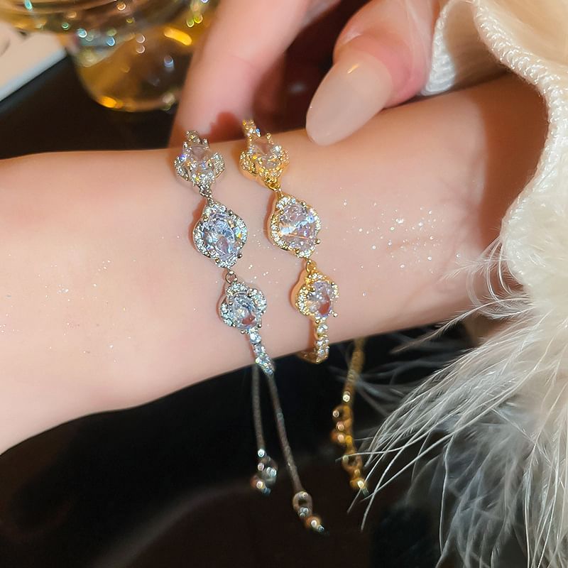 Bracelet Floral CZ