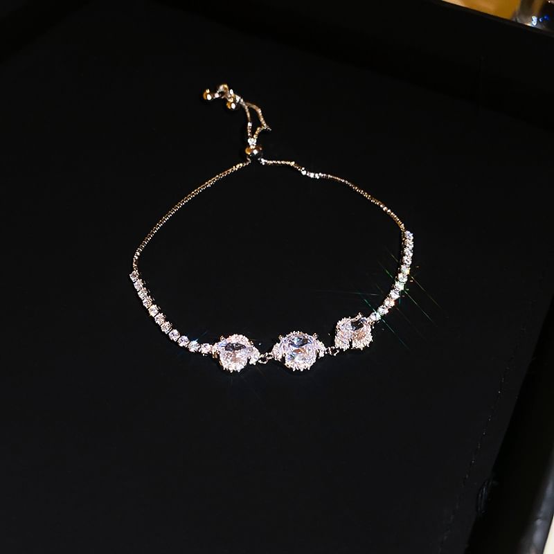 Bracelet Floral CZ