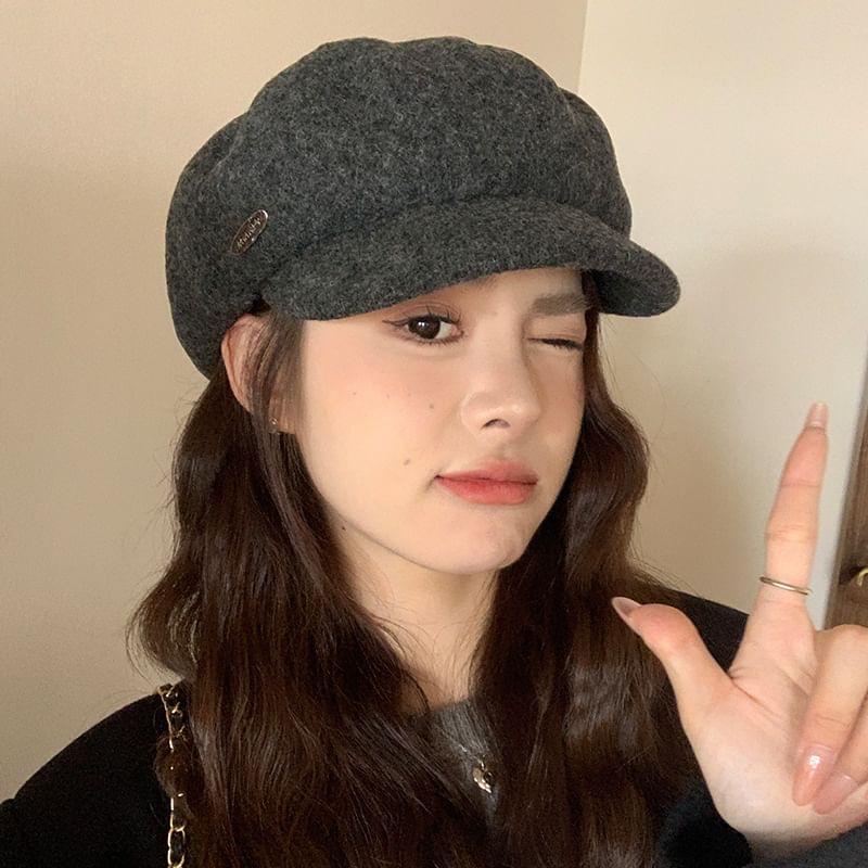 Newsboy Cap Metal Plate