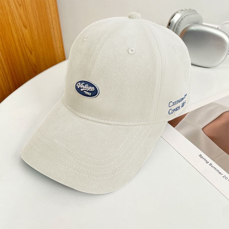 Baseball Cap Applique Lettering