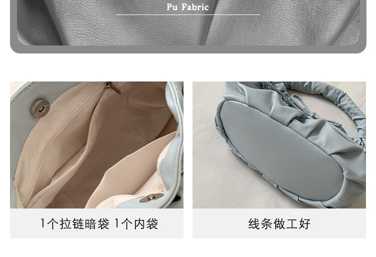 Ruched Bow Bag Shoulder