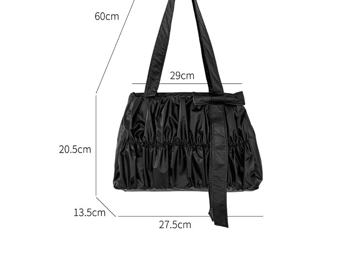 Bag Tote Ruched Bow