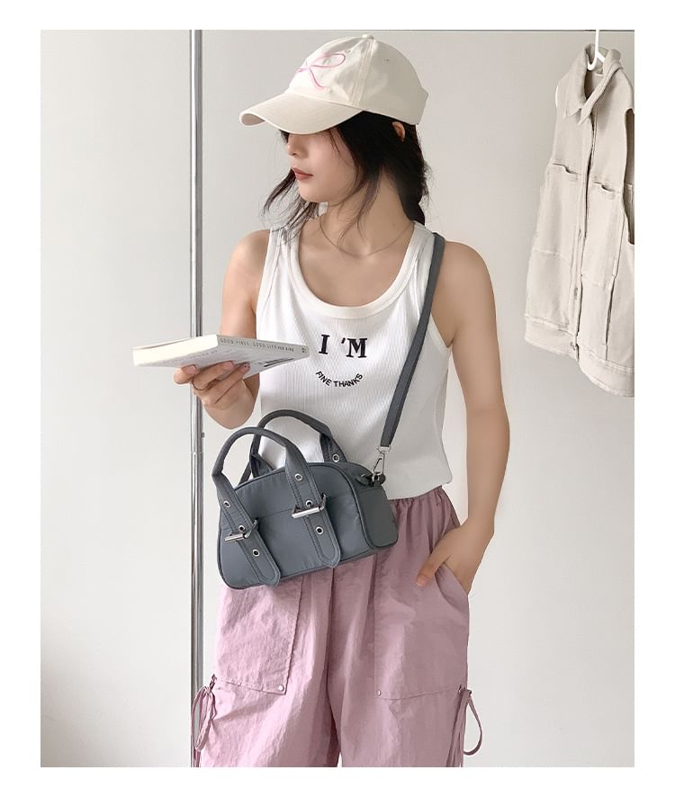 Crossbody Buckled Bag