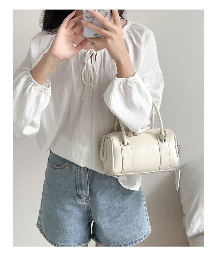 Leather Bag Boston Faux