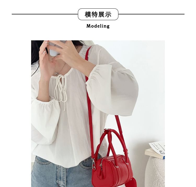 Leather Bag Boston Faux