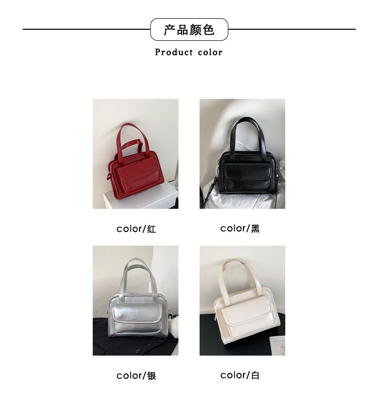 Leather Multi-Pocket Bag Crossbody Faux