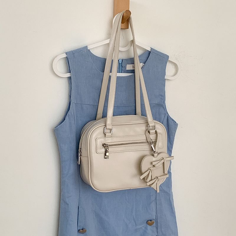 Multi-Pocket Bag Leather Tote Faux