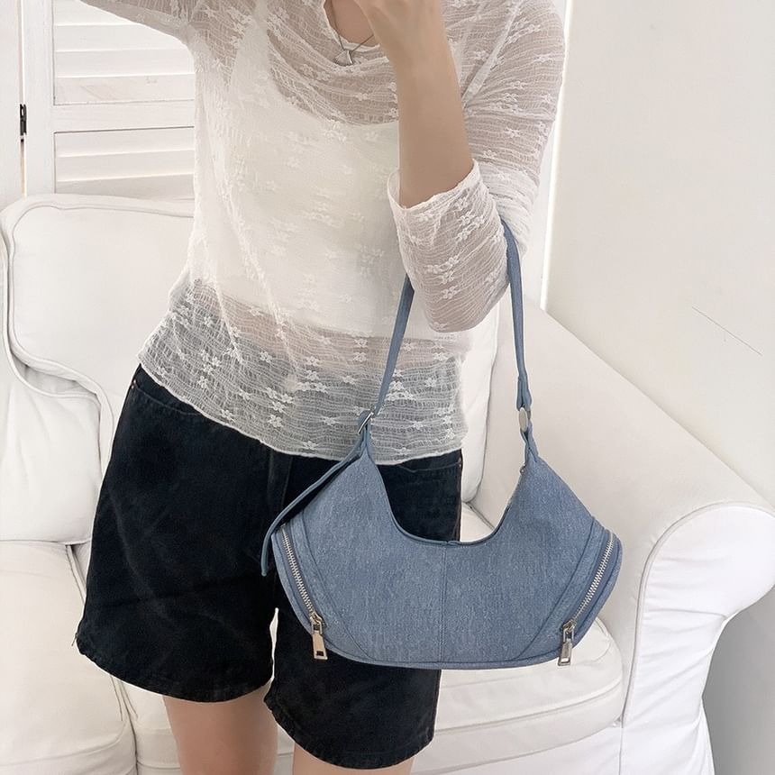 Bag Multi-Pocket Denim Shoulder