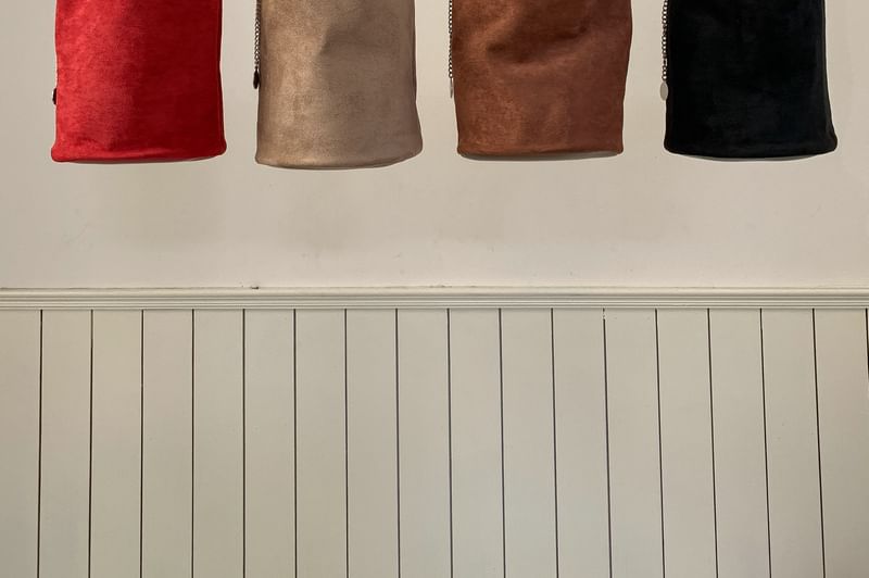Faux Bag Suede Bucket
