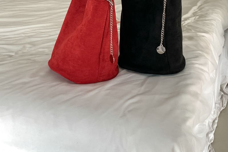 Faux Bag Suede Bucket