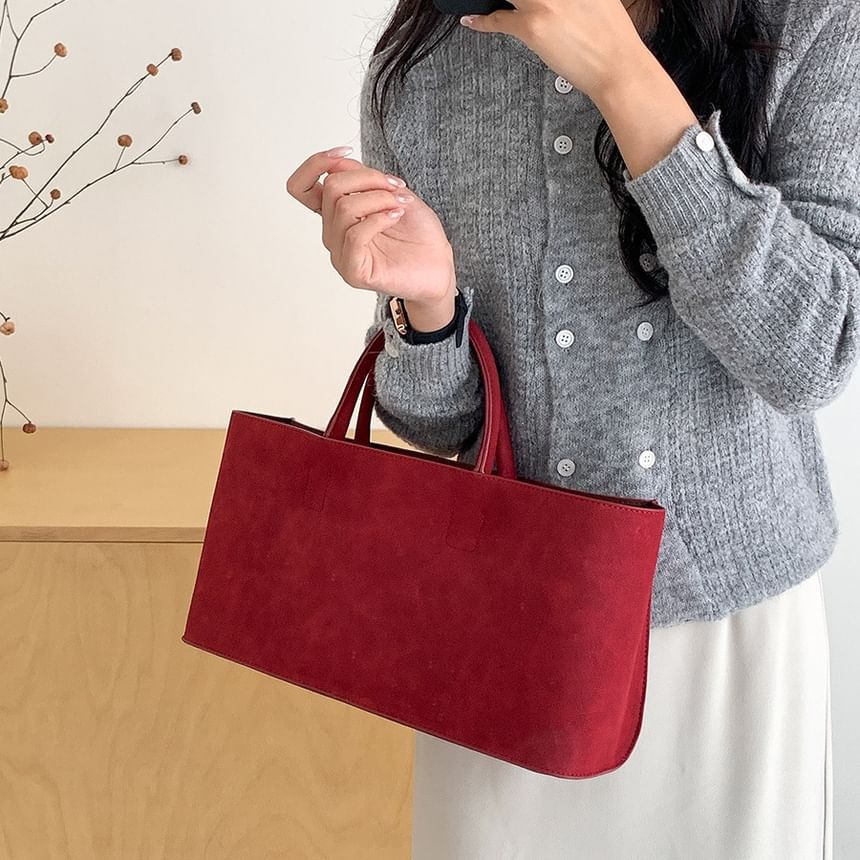 Bag Faux Suede Tote
