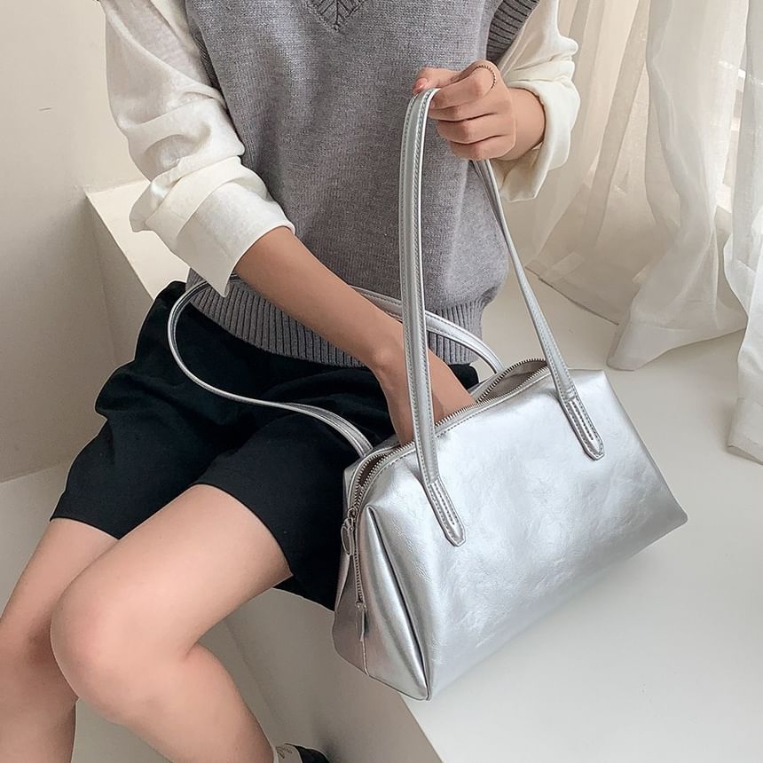 Faux Bag Tote Leather