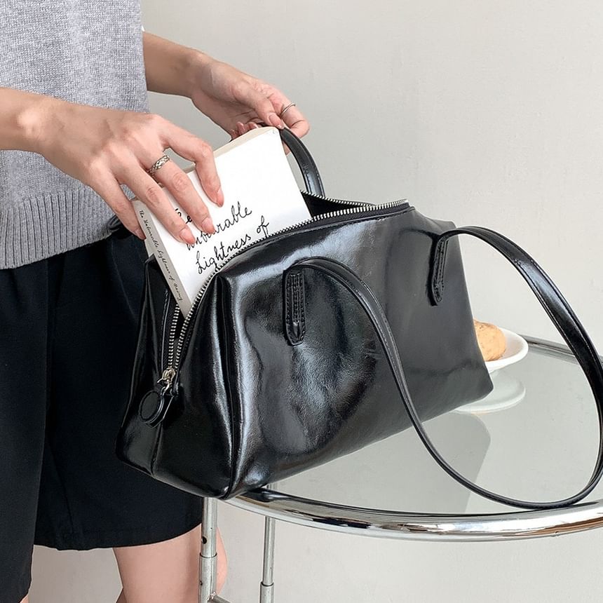 Faux Bag Tote Leather