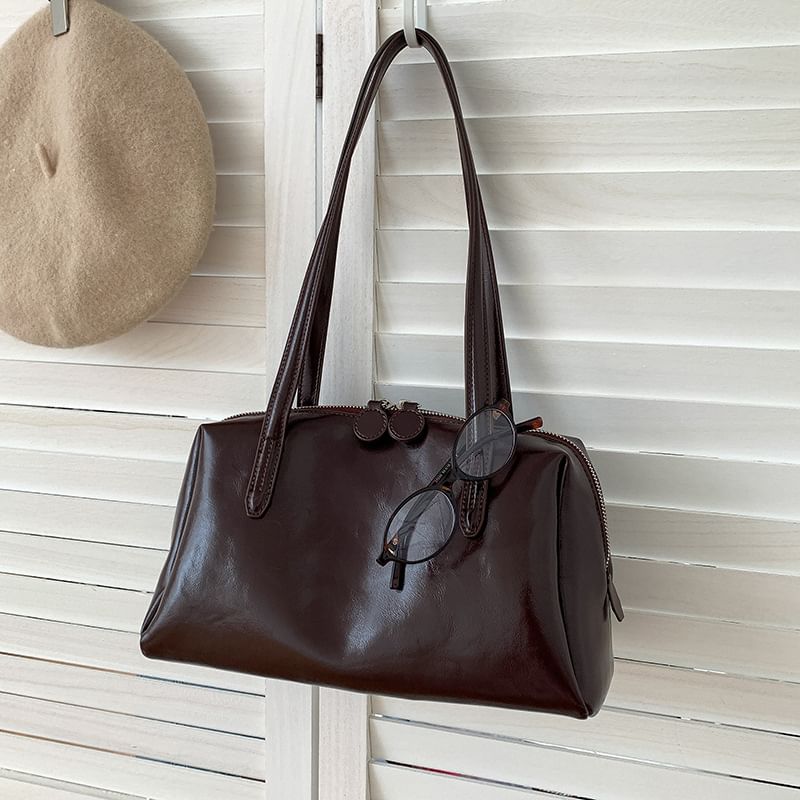 Faux Bag Tote Leather