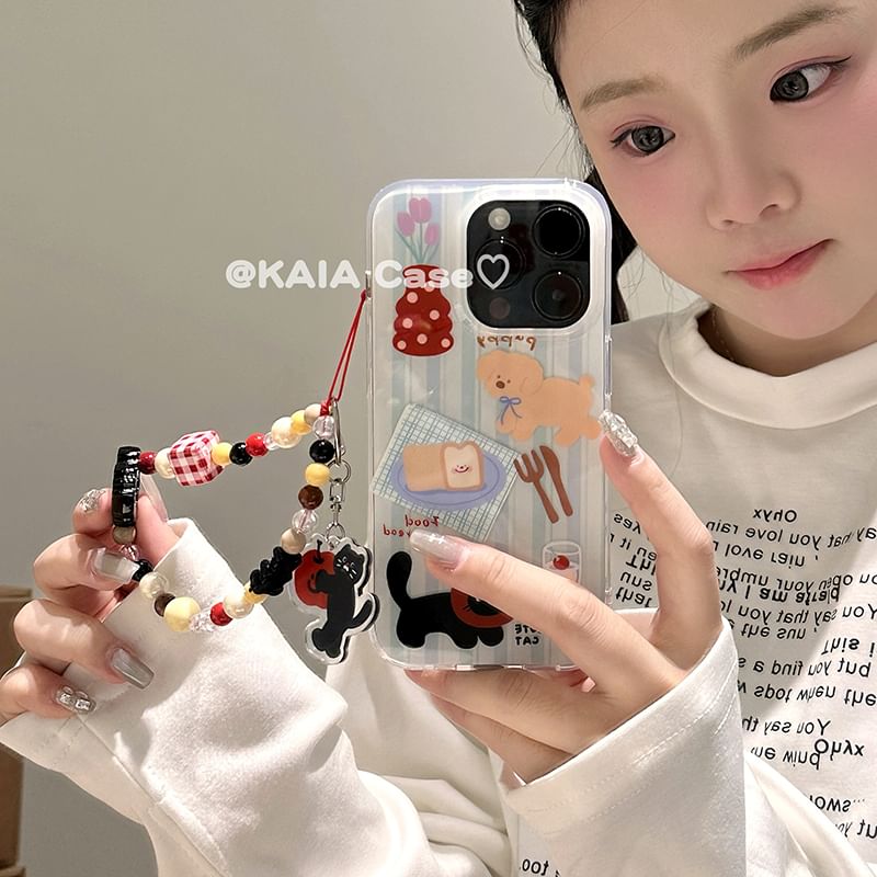 Animal Strap Case Set Phone /