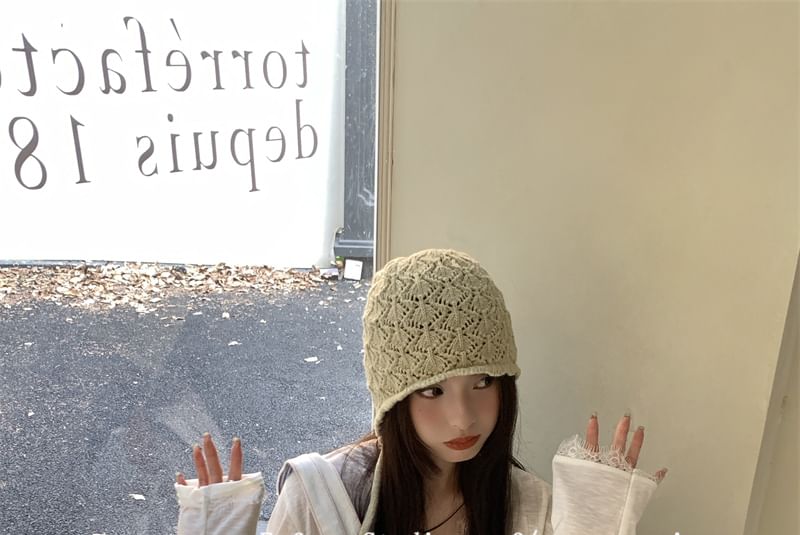 Plain Knit Beanie Crochet