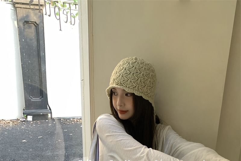 Plain Knit Beanie Crochet