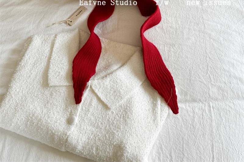 Plain Knit Bonnet Hat