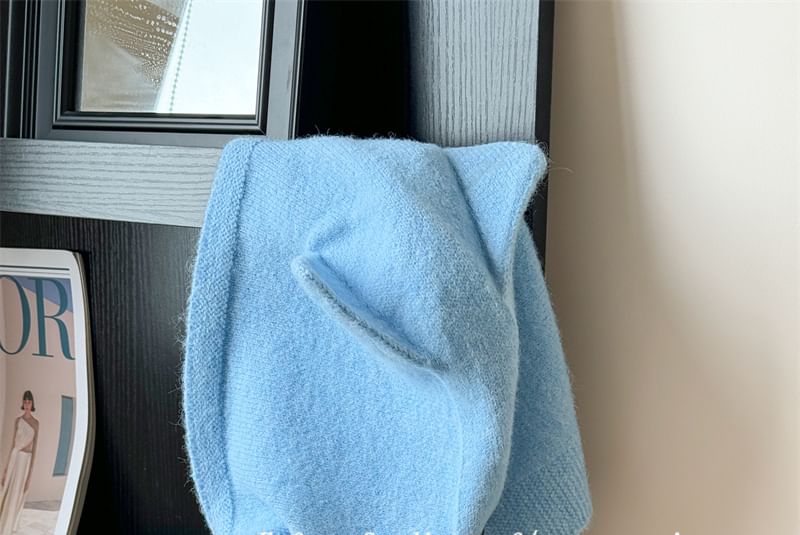 Bonnet Knit Cat Ear Hat