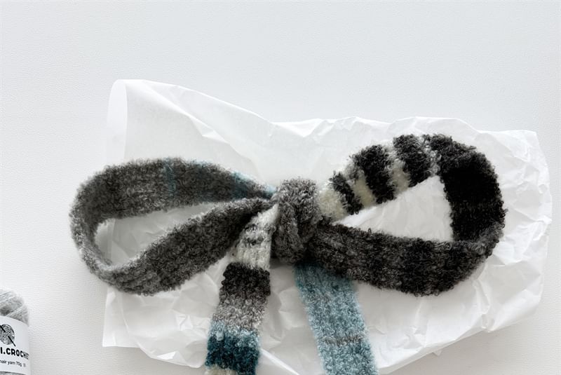 Scarf Gradient Knit Skinny