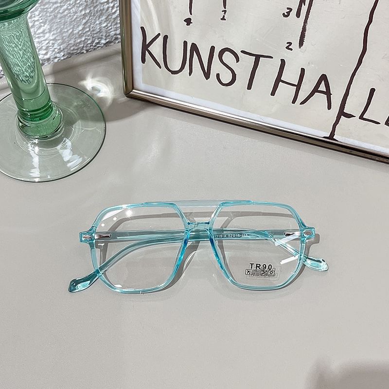Frame Hexagon Eyeglasses