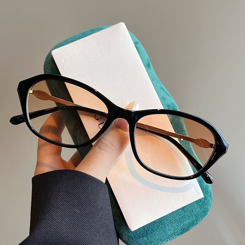 Sunglasses Oval Frame Glitter