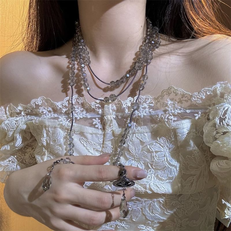 Layered Necklace Beaded