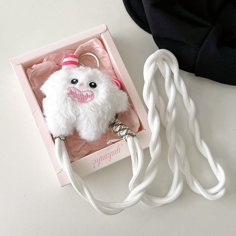 On Monster Plush Clip Lanyard Phone