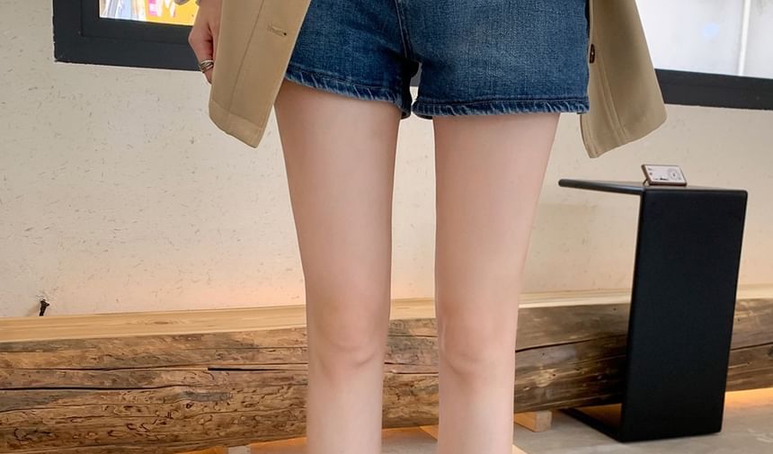 Plain Boots Mid-Calf Genuine Platform Leather