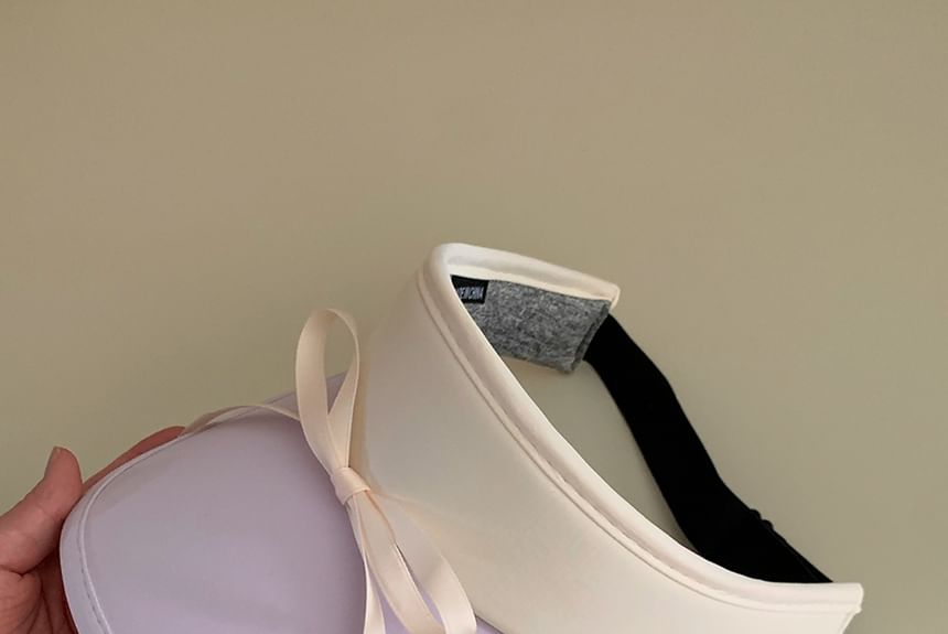 Sun Two Tone Bow Visor