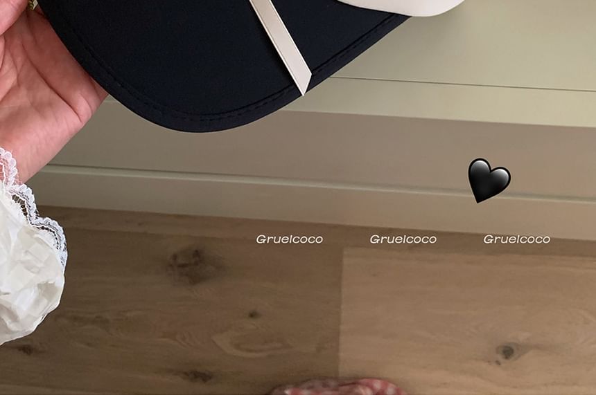 Sun Two Tone Bow Visor