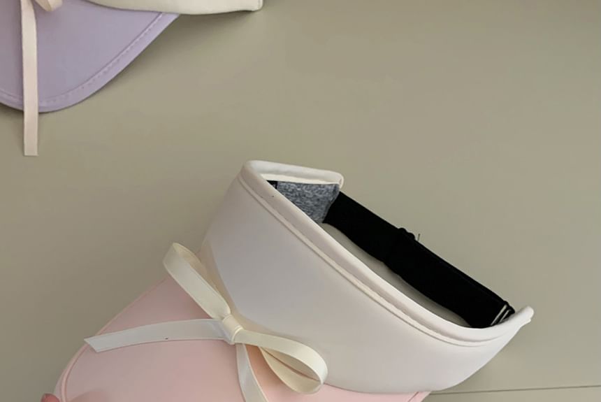 Sun Two Tone Bow Visor