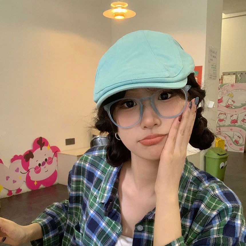 Casquette Newsboy unie