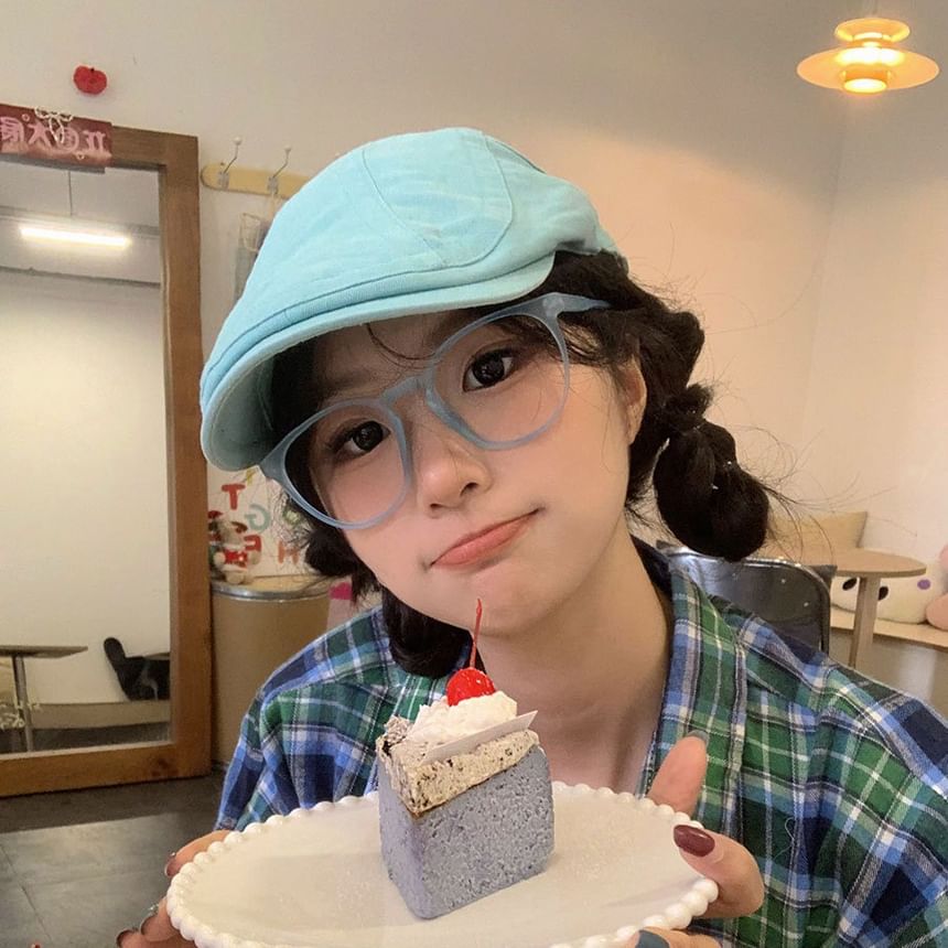 Casquette Newsboy unie