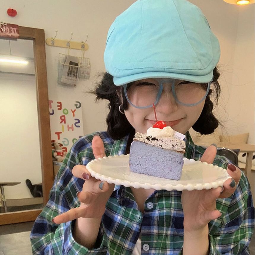 Casquette Newsboy unie