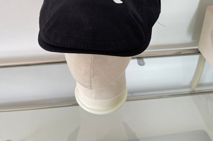 Bow Cap Print Newsboy