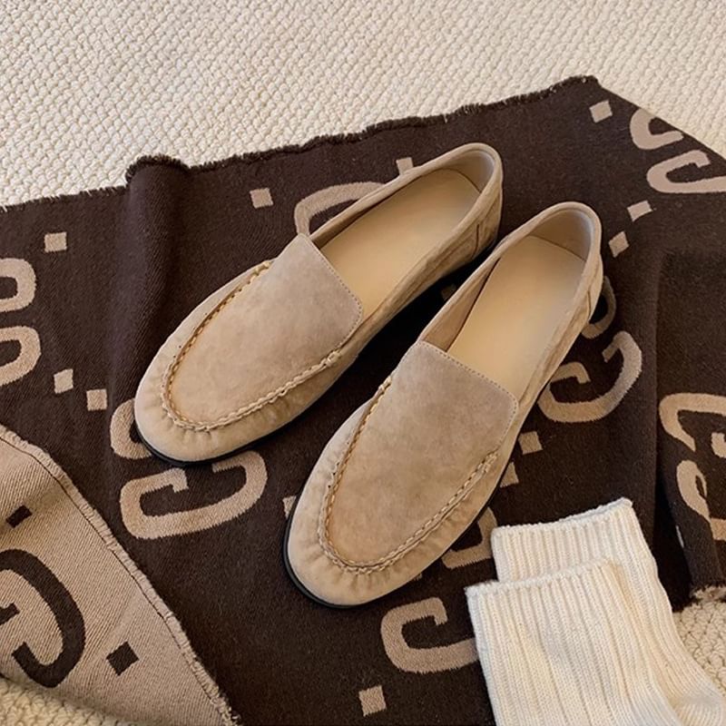 Suede Slip Ons