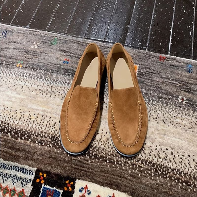 Suede Slip Ons