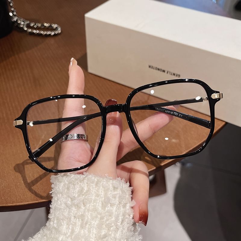 Light Glasses Blocking Square Blue