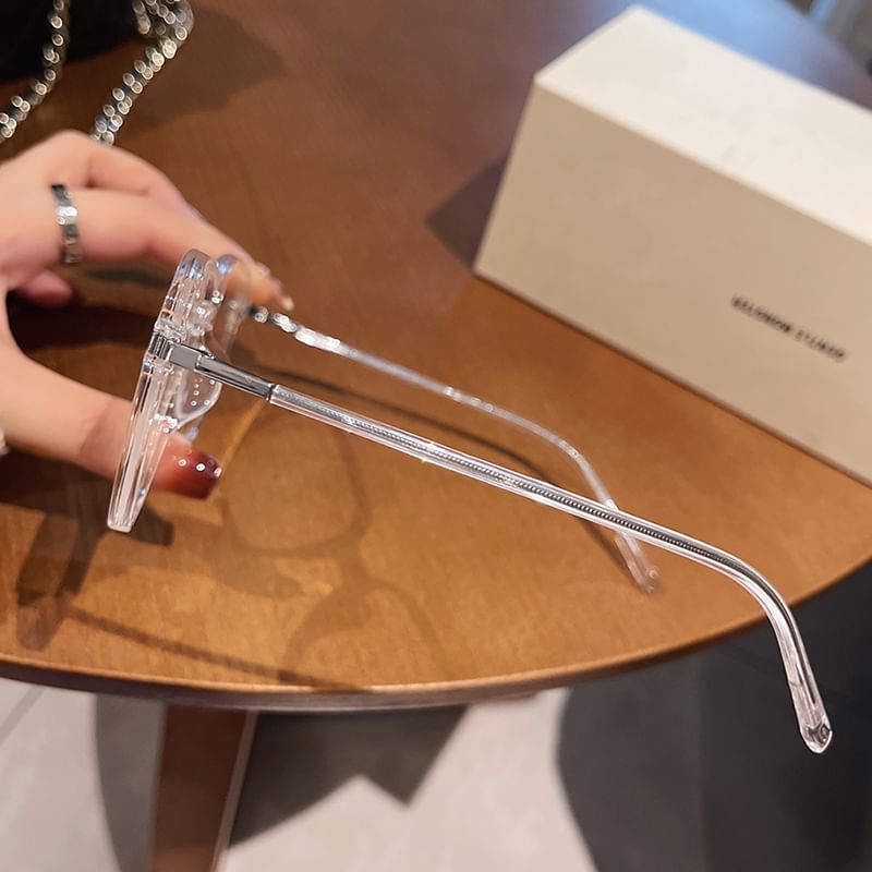 Light Glasses Blocking Square Blue